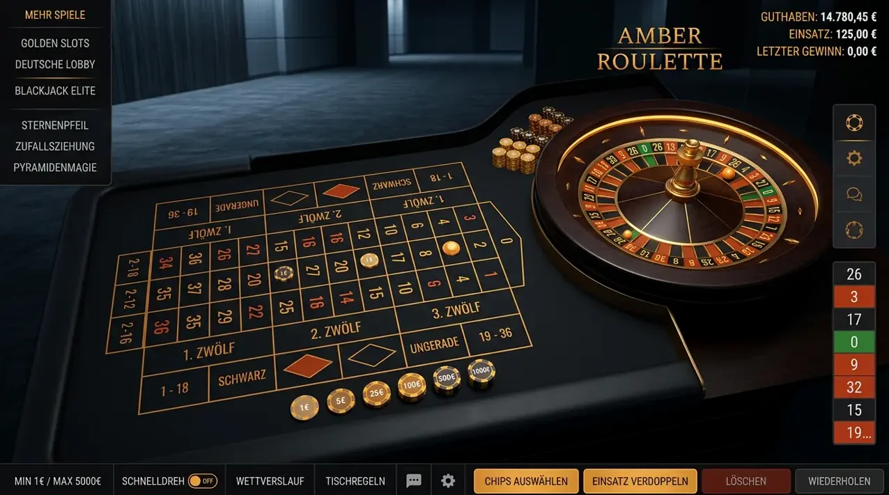Tischspiele & Video Poker bei Boombet